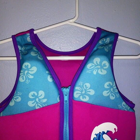 Aqua Leisure Swim School Swimming Training Vest-4 to 6 Yrs-50 lbs Max-UPF50 - Picture 2 of 8